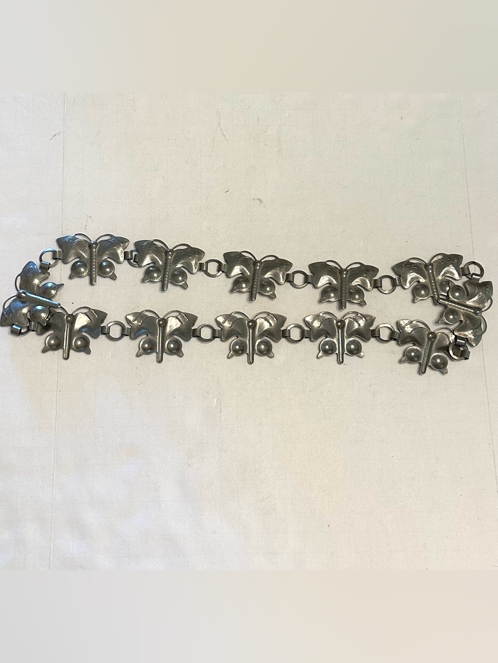 Silver Butterfly Link Women’s Fashion Belt
